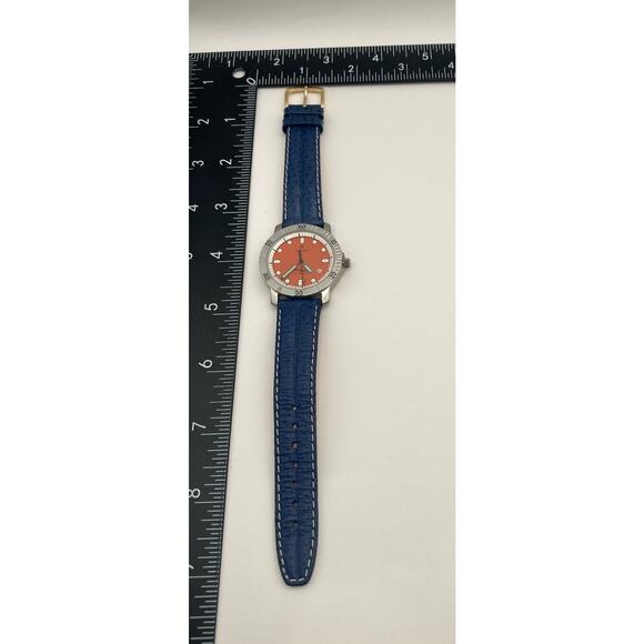 Titan Fast Track Quartz 35MM Watch 656 SFA - 100m WR - All Steel - New Battery - Picture 6 of 11